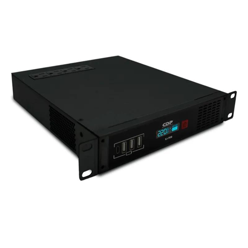CDP LI-1518RS UPS DE LITIO DE 1500VA 1000W 18 TOMAS 1 U RACK PANTALLA LCD