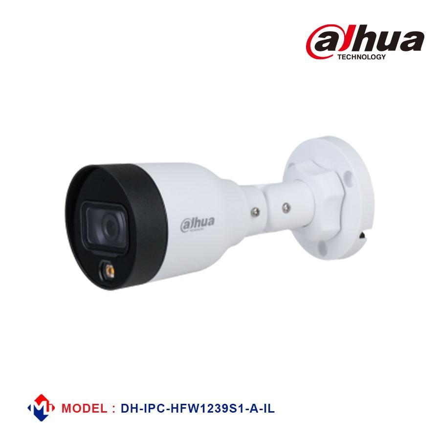 DAHUA DH-IPC-HFW1239S1-IL CAMARA IP TIPO BALA LENTE FIJO 2 MP DUAL LIGHT IP67