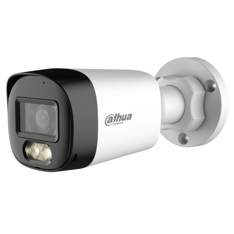 DAHUA DH-HAC-HFW1500RLN-IL-A CAMARA TIPO BALA 5 MP DUAL LIGTH CON AUDIO IR 30 MTS