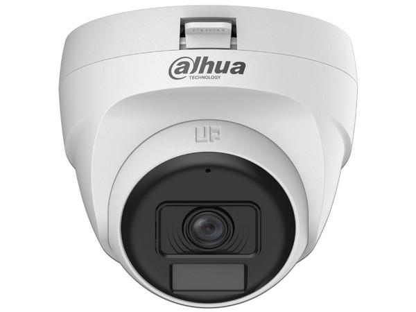 DAHUA DH-HAC-T1A51N-U-IL-A CAMARA ANALOGA TIPO TURRET 5MP SMART DUAL LIGHT IR25M INTERIOR CON AUDIO