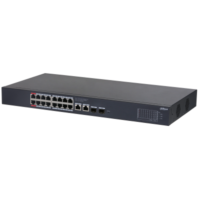 DAHUA DH-CS4220-16GT-135 SWITCH 20 PUERTOS 16 POE  RJ45 10/100/1000 2 SFP 1000