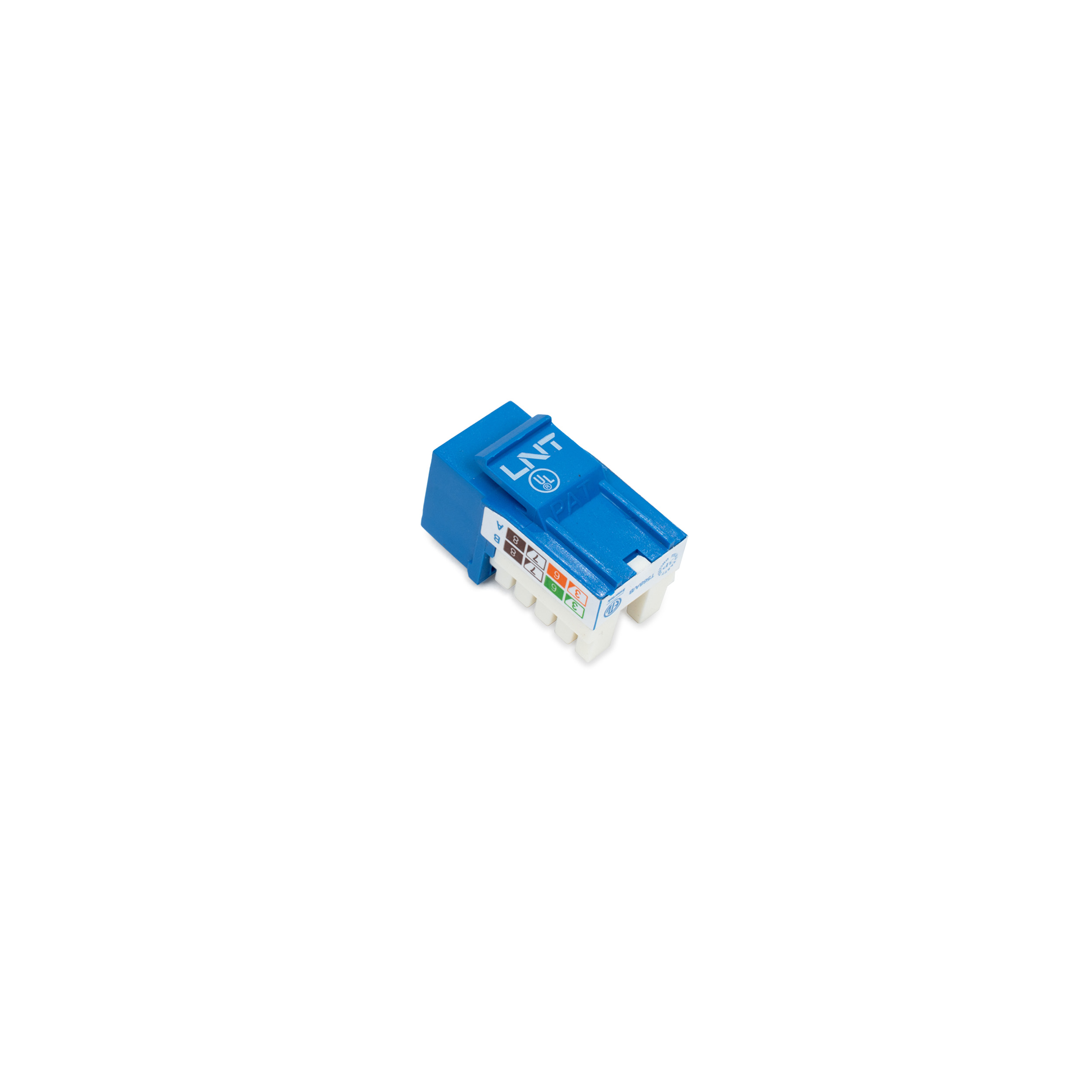 LINET DADO 90 GRADOS CAT5E/ AZUL