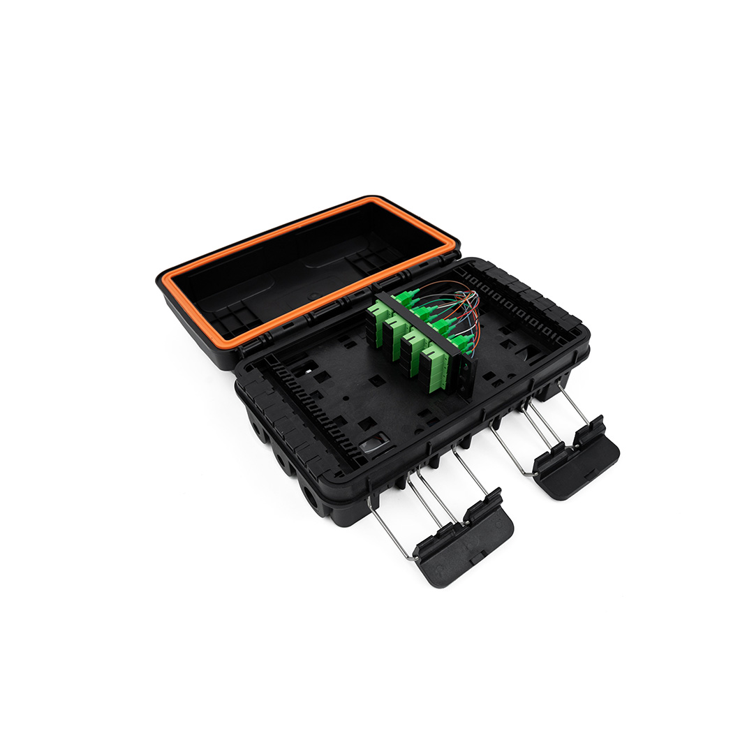LINET CAJA DE DISTRIBUCION NAP ARMADA, 16 HILOS, INCLUYEC PLC 16 HILOS SC/APC, IP66