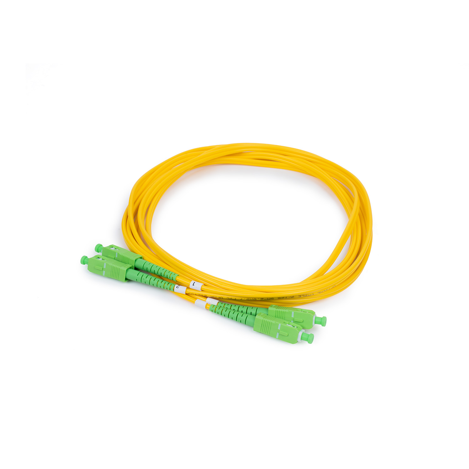LINET PATCH CORD FIBRA OPTICA MONOMODO SC/APC-SC/APC G652D DUPLEX 3 METROS